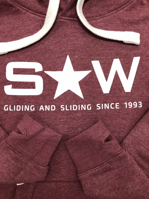 S&W Hoodie Wine