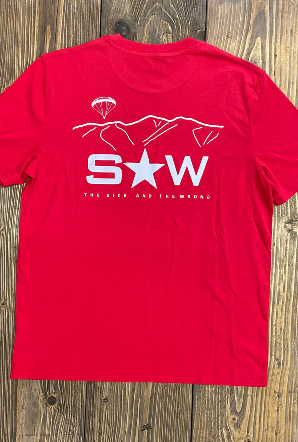 S&W Back Logo T-Shirt Red