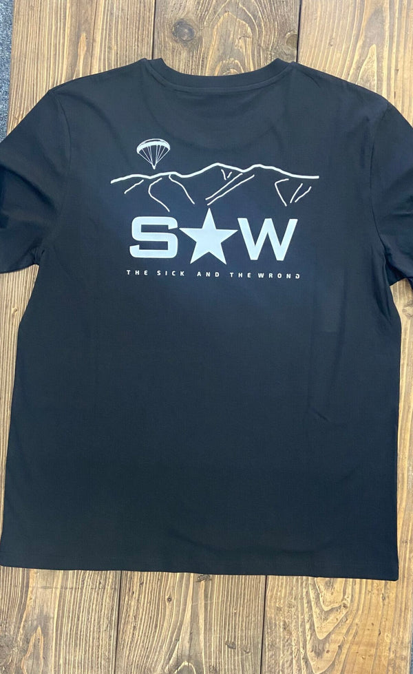 S&W Back Logo T-Shirt Black