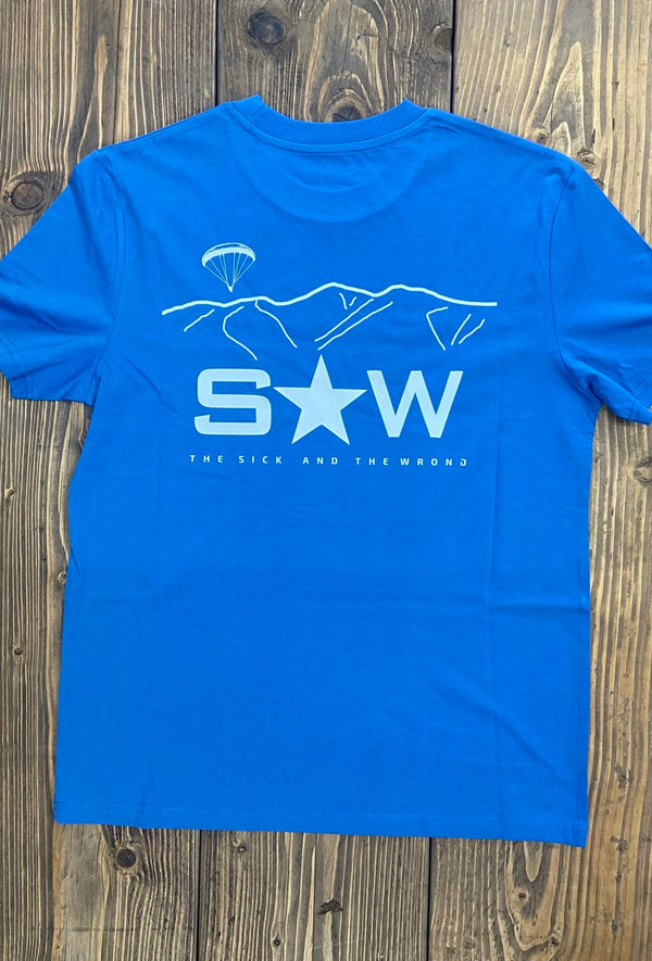 S&W Back Logo T-Shirt Blue