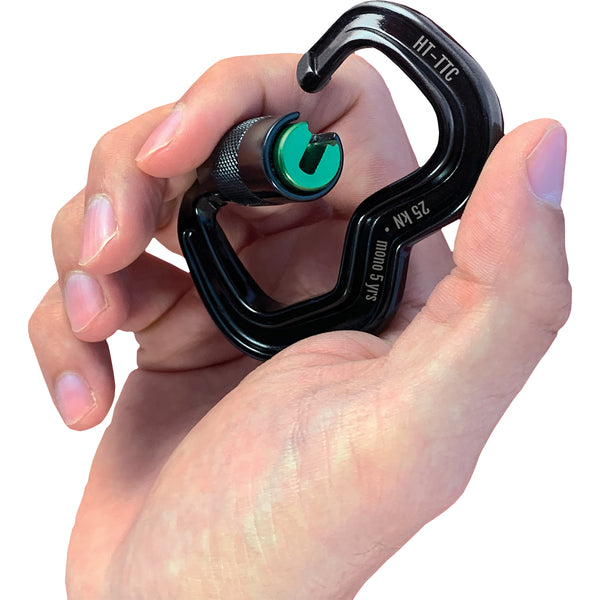 Charly Unilock carabiners (pair)