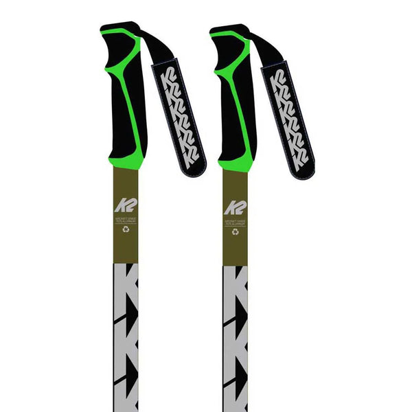 K2 FREERIDE 18 Green SKI POLES 2024