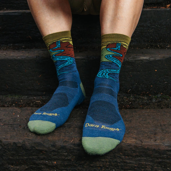 Darn Tough Men's Chasing Waterfalls Hiking Socks