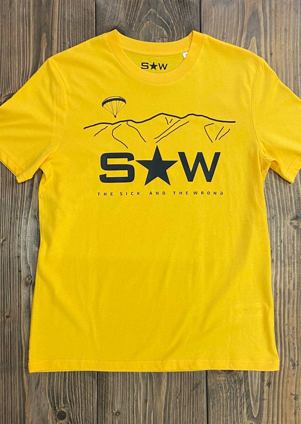 S&W Front Logo T-Shirt Spectra Yellow