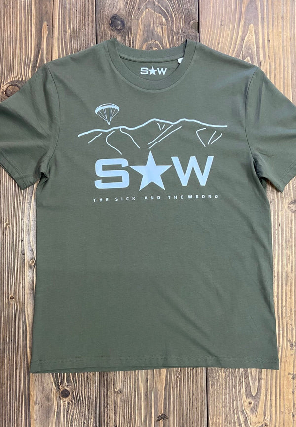 S&W Front Logo T-Shirt Khaki