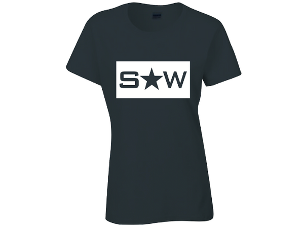 S&W 100% Cotton T-Shirts - Dark Heather WMNS
