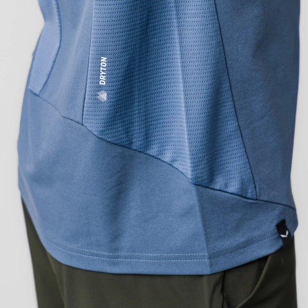 Salewa Pedroc Dry Hybrid T-Shirt Java Blue Men