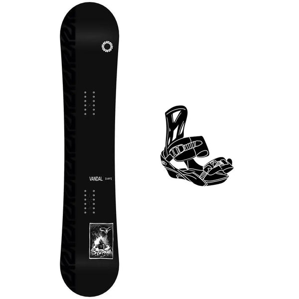 K2 Youth Vandal Snowboard and YOU+ H Bindings Package