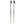 K2 FREERIDE 18 Green SKI POLES 2024