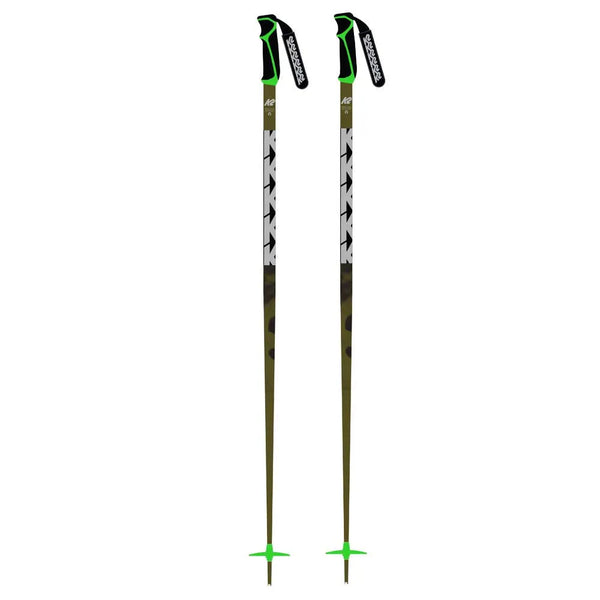 K2 FREERIDE 18 Green SKI POLES 2024