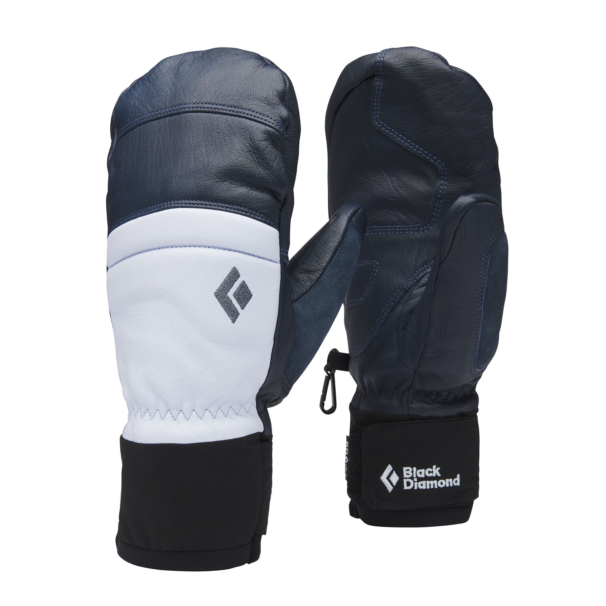 womens spark mitts charcoal :blue 1