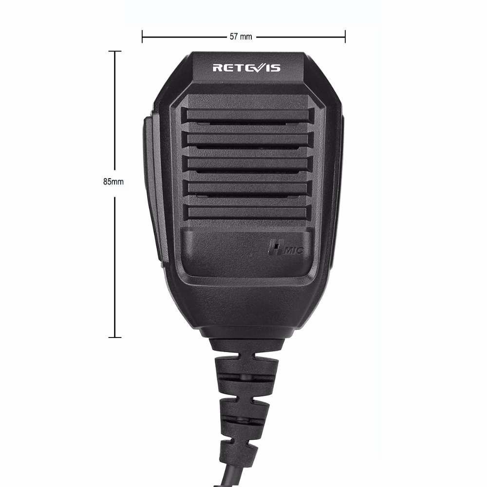 Retevis-RS-113-Handy-Speaker-Microphone-2000D-Kevlar-Cable-PTT-For-Kenwood-Baofeng-UV5R-UV82-H777-2